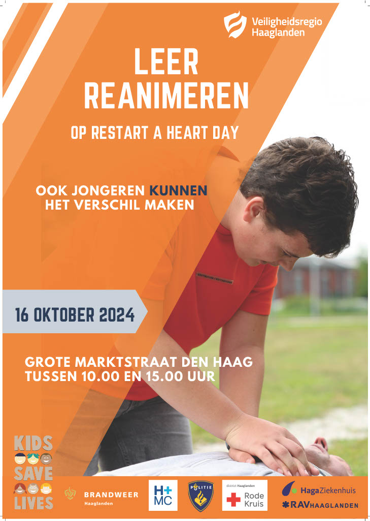 Poster Restart a heart day 16 oktober 2024