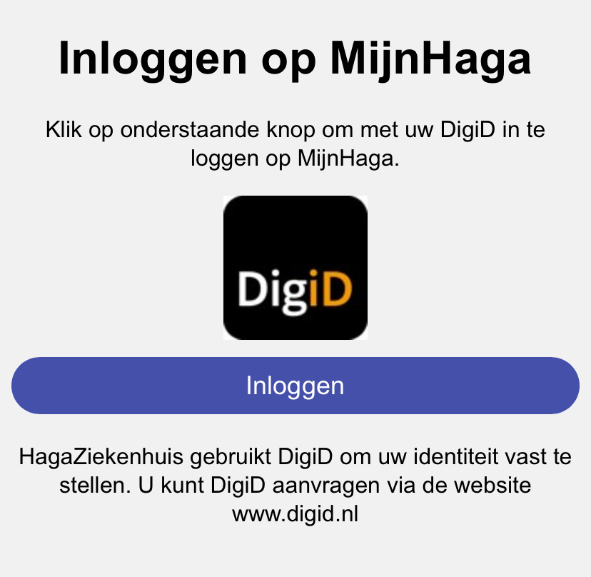 inloggen DigiD